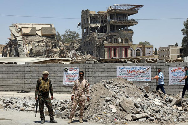 Islamic State blows up historic Mosul mosque where it declared 'caliphate'