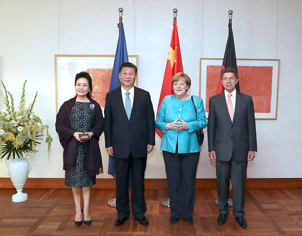 Xi, Merkel meetings productive
