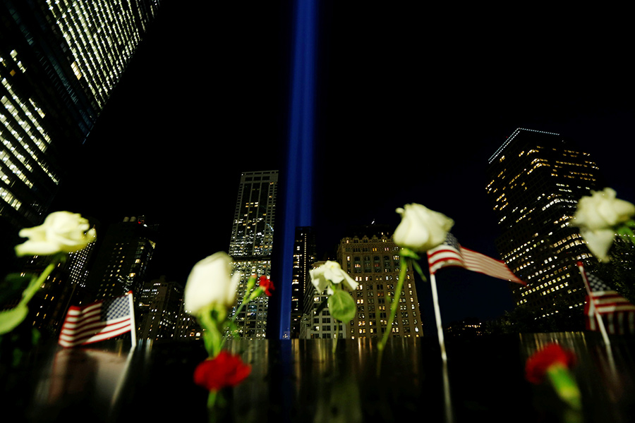 US marks 9/11 anniversary with resolve, tears and hope