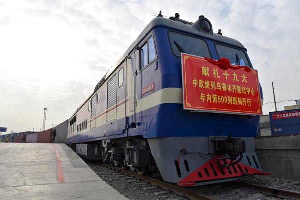 700 China-Europe freight trains to depart Xinjiang in 2017