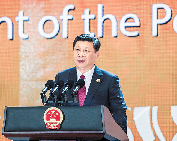 Open economy 'benefits all', Xi says