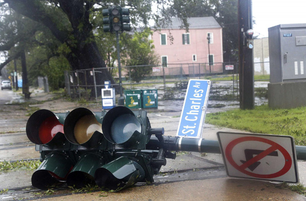 Drenched New Orleans passes post-Katrina hurricane test