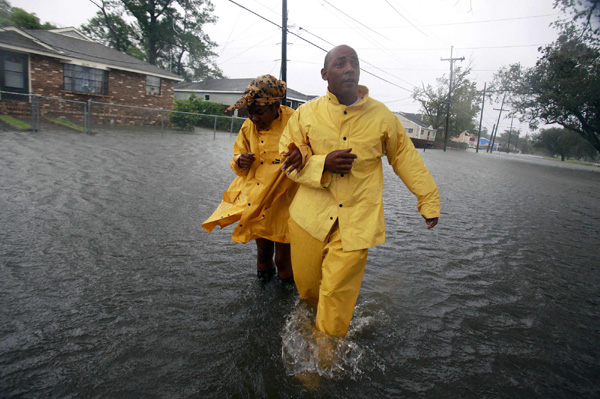 Drenched New Orleans passes post-Katrina hurricane test