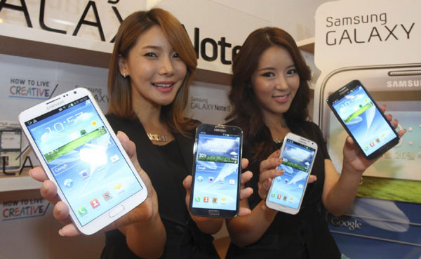 Patent war with Apple promotes Samsung's flagship smartphone