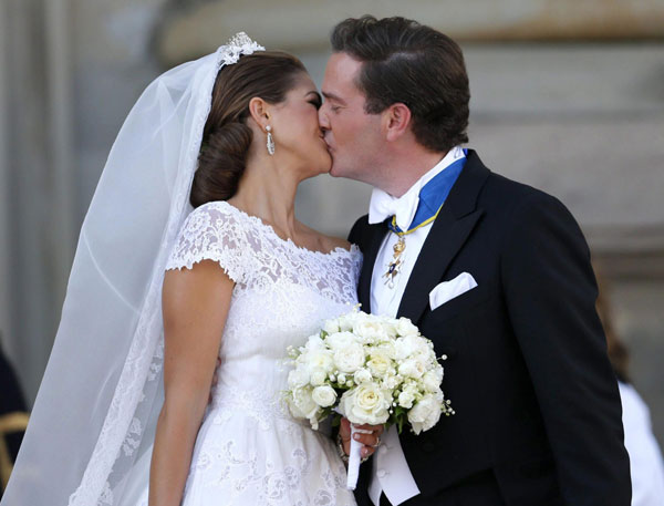 Swedish Princess Madeleine marries New York banker