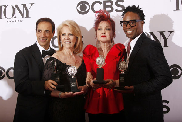 'Kinky Boots' struts off with the most Tony Awards