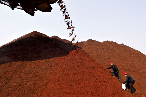 Brazilian iron ore imports at record