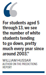 Minorities outnumber whites in US schools