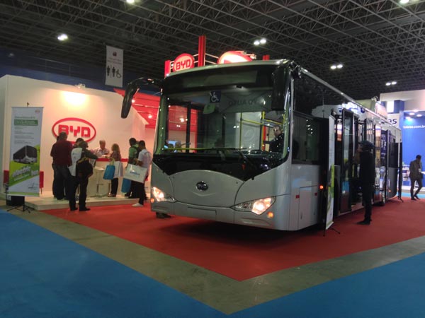 BYD unveils new electric bus in Brazil