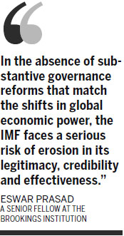 Pessimism over US Congress on IMF reforms
