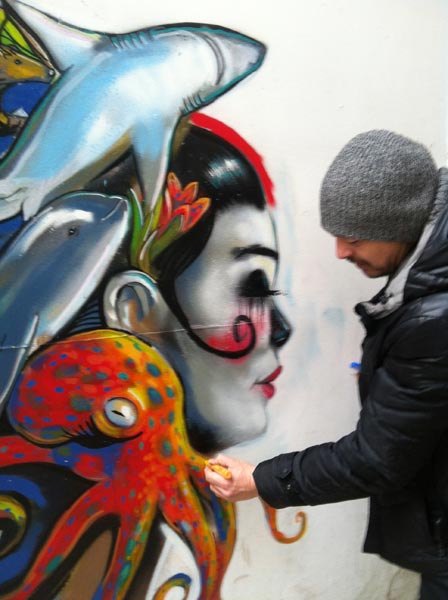 Mexican 'green' artist paints wild, forgotten China