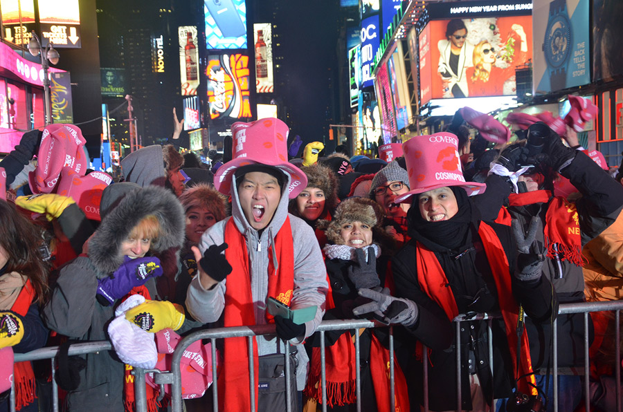 New Year's Eve celebration in Times Square