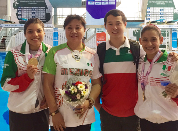 Chinese coach falls in love with Mexico diving