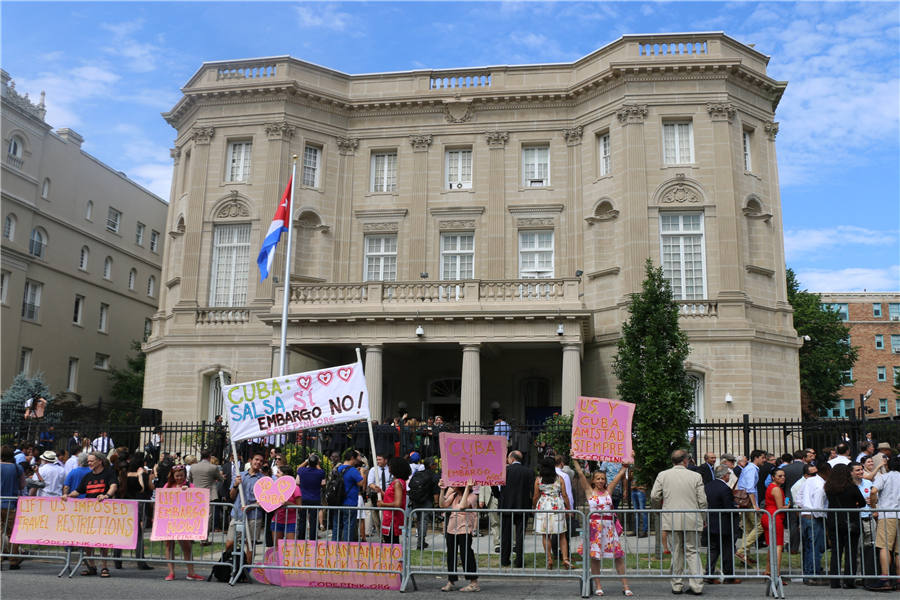 Cuba embassy opens in DC