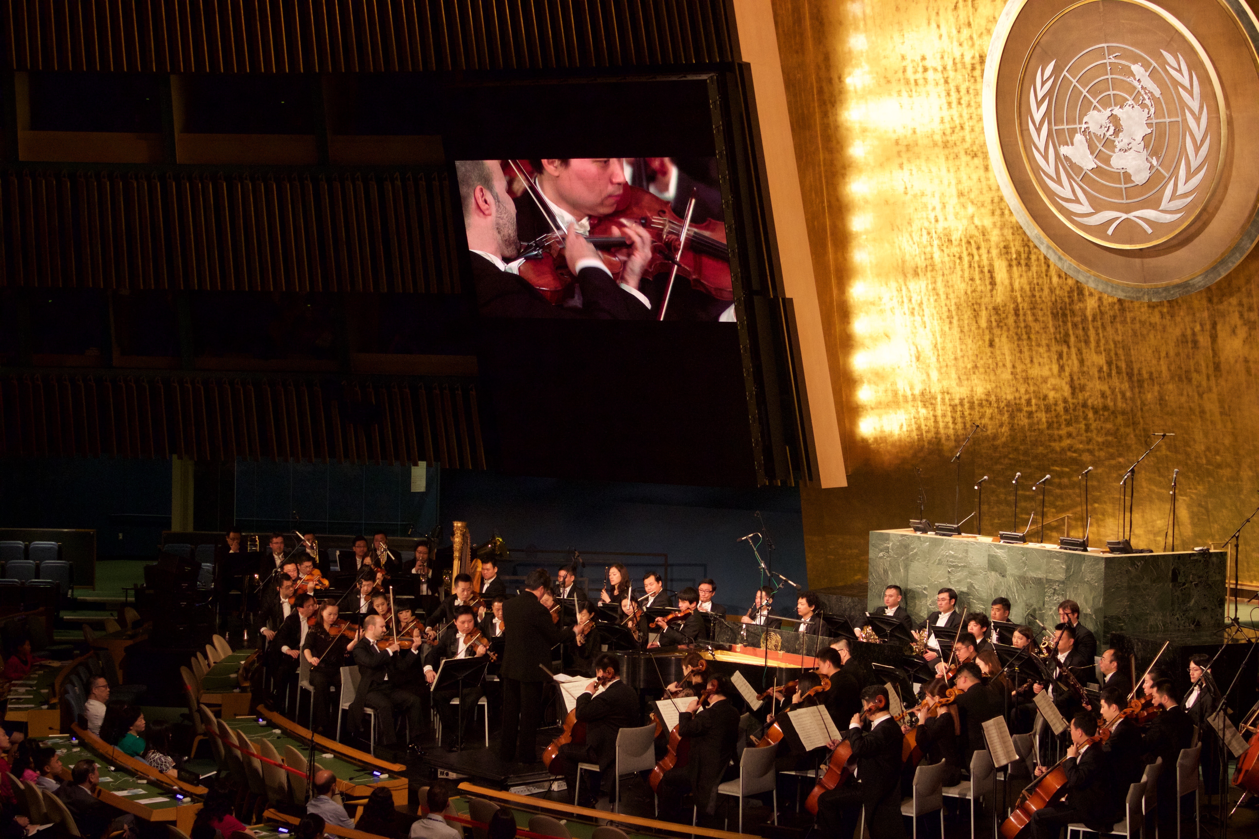 Musical highlight for UN, WWII anniversaries