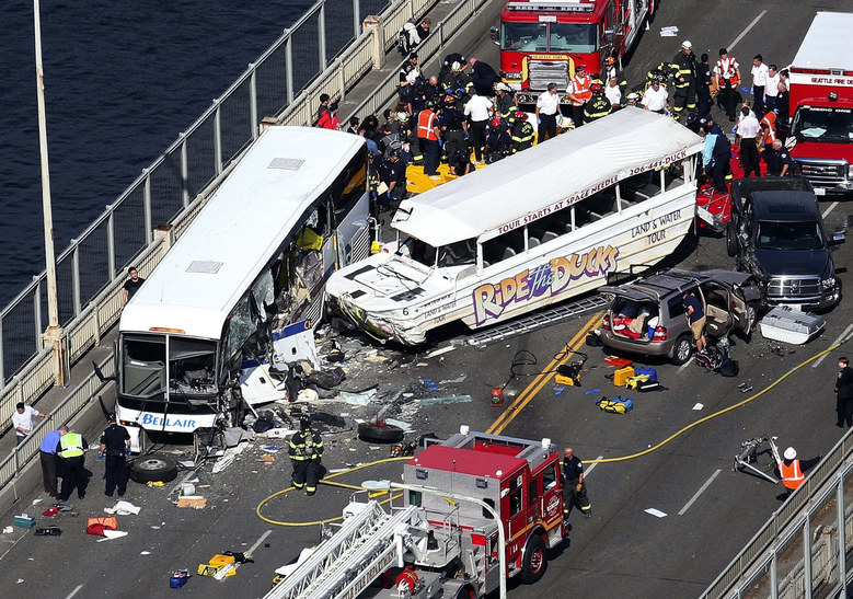 Four international students killed in bus crash