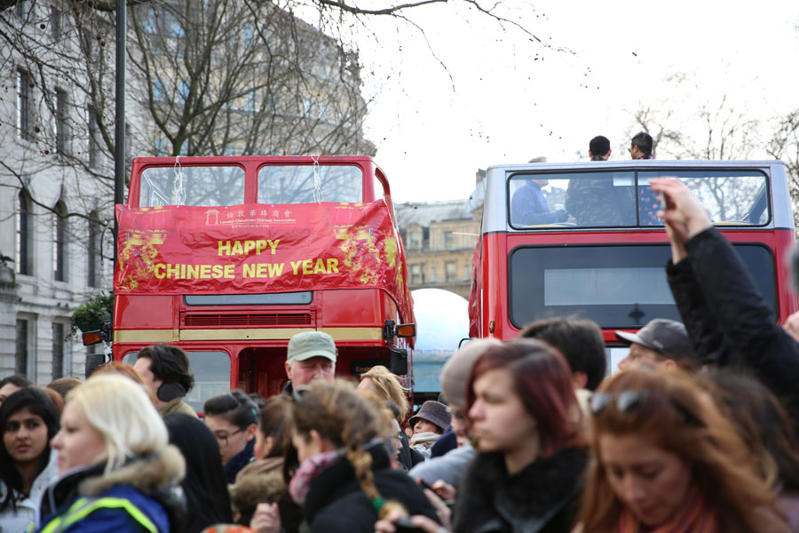 Chinese Lunar New Year marked in central London