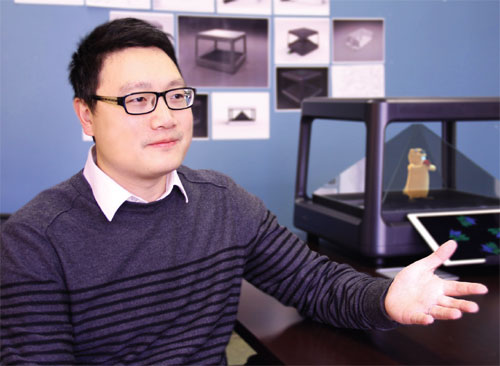 Tech startup CEO aims to humanize the holograph