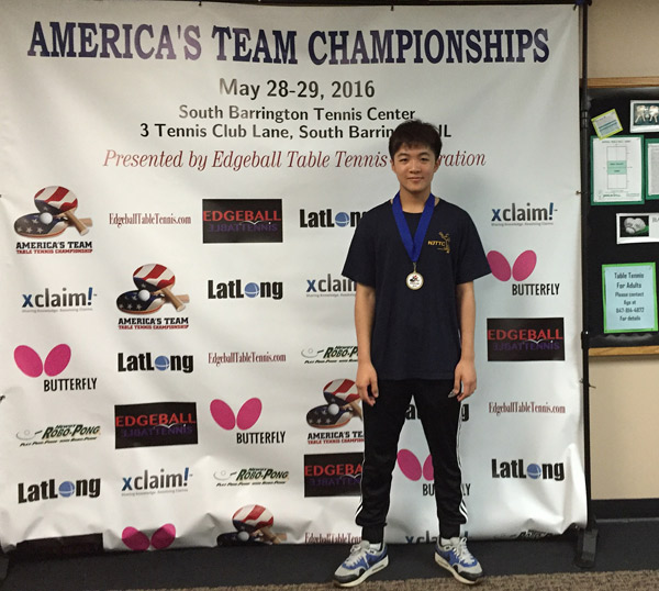 New Jersey team wins national table tennis title