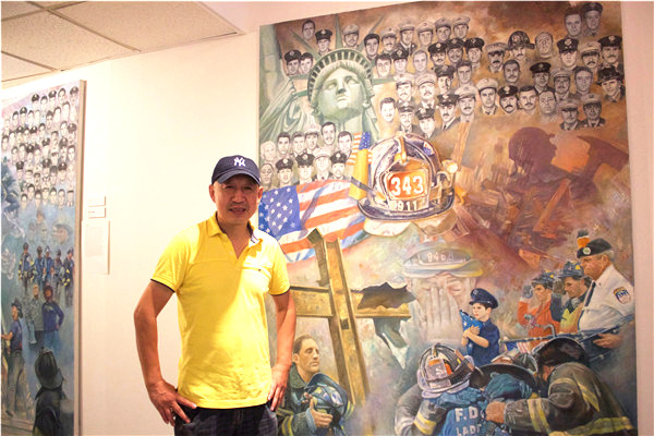 Artist salutes FDNY 9/11 heroes