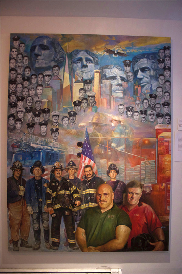 Artist salutes FDNY 9/11 heroes