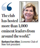 Economic Club of New York to host Premier Li