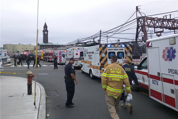 Train crash in New Jersey kills at least 1, injures scores
