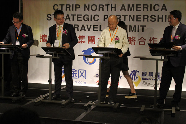 Ctrip partners with US tour groups