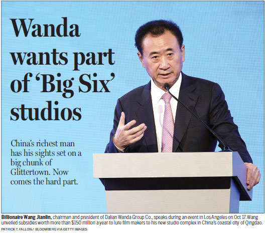 Wanda wants part of 'Big Six' studios