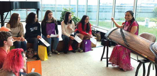 Students get taste of China in consulate visit