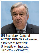 UN chief: Paris climate deal 'absolutely essential'