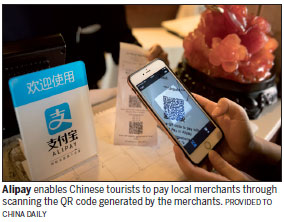 Alipay connects Chinese tourists