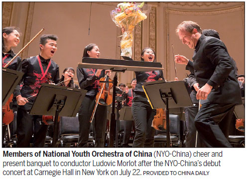 Drills, thrills for China youth orchestra