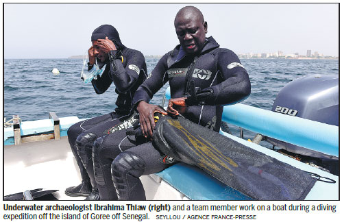 Shipwreck detective on trail of Senegal's slave trade secrets