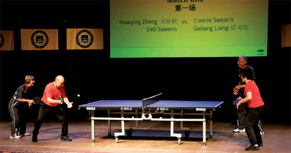 Ping-pong diplomats reunite in Michigan