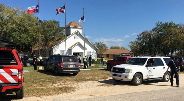 26 killed in Texas church shooting, shooter identified