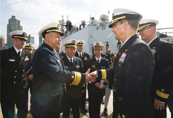 Chinese Navy visits San Diego
