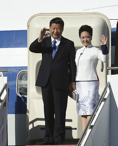 Chinese president lands in Seattle, kicking off US state visit