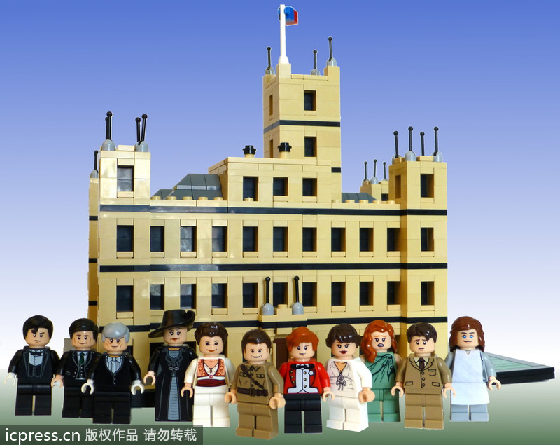 The Lego version of Downton Abbey