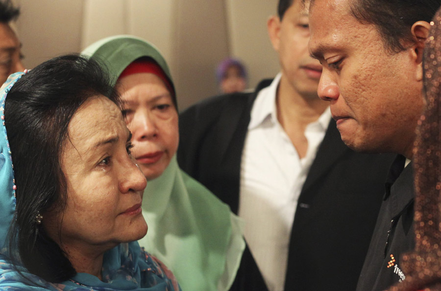 Praying for passengers of flight MH370