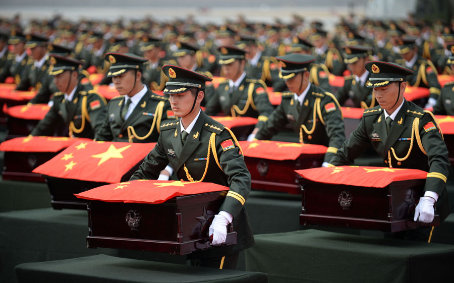 Remains of Chinese soldiers in Korean War return