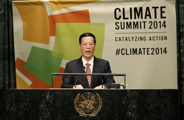 China reaffirms resolve to fight climate change