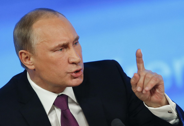 Putin reiterates tough stance against western pressure