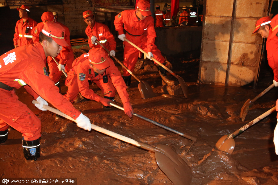 Seven killed as rainstorm triggers landslide in SW China