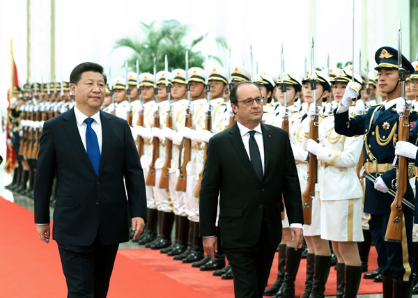 China and France sign 17 cooperative agreements