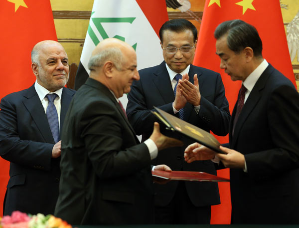 China and Iraq agree to build strategic partnership