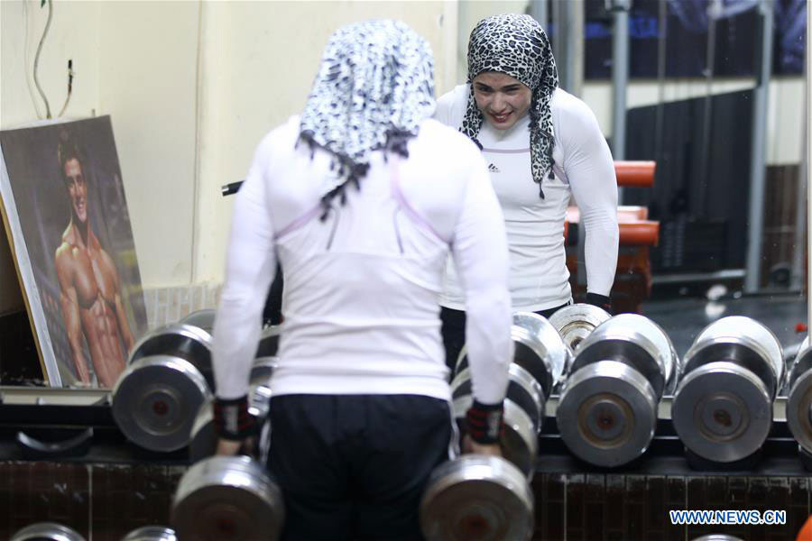 Iron woman: first female body builder in Egypt