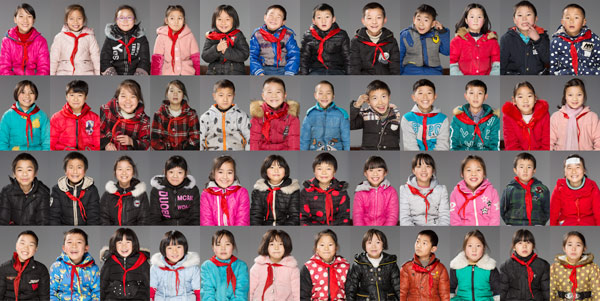 Young photographer records left-behind kids' new year resolutions