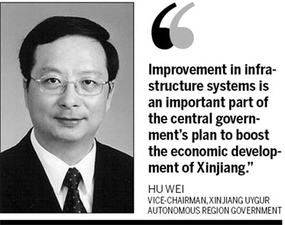 Xinjiang to boost infrastructure