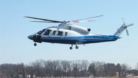 China certifies Sikorsky S-76D helicopter for 'growing' market